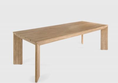 Modernūs lauko baldai valgomojo stalas Santorini